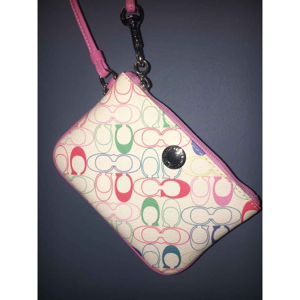 Coach small wristlet